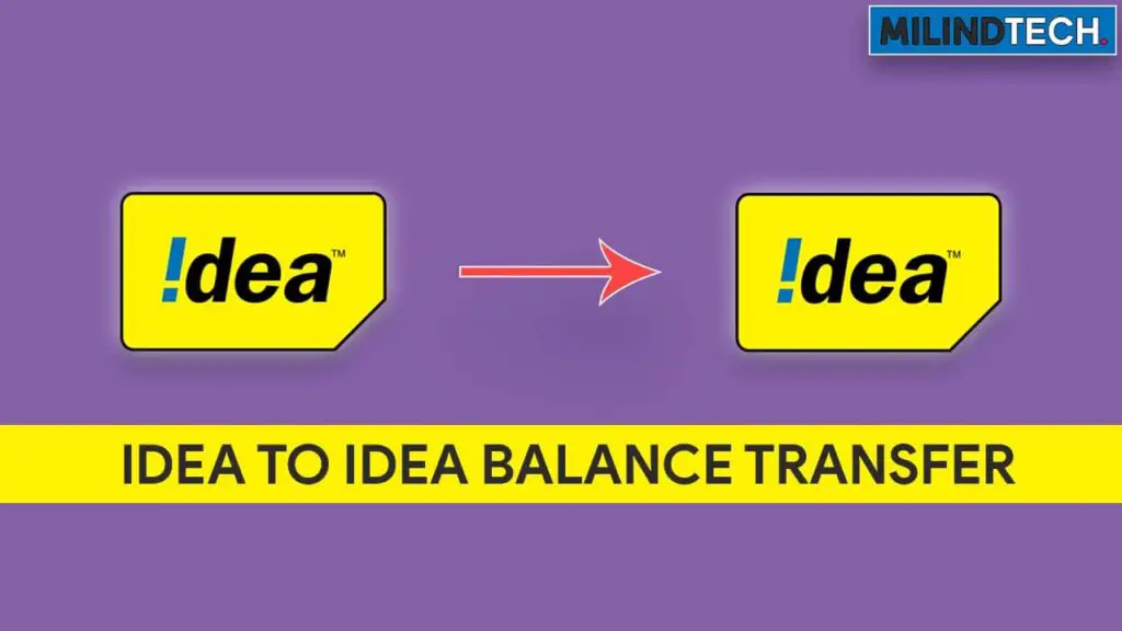 Idea To Idea Balance Transfer