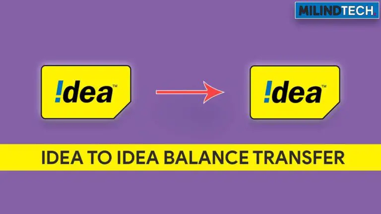 Idea To Idea Balance Transfer